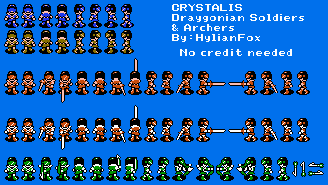 Crystalis / God Slayer - Dragonian Soldiers & Archers