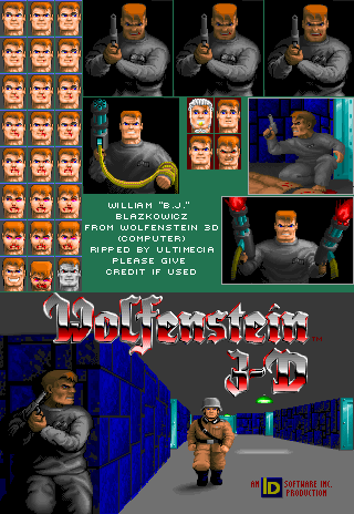 Wolfenstein 3D - HUD & Cutscenes