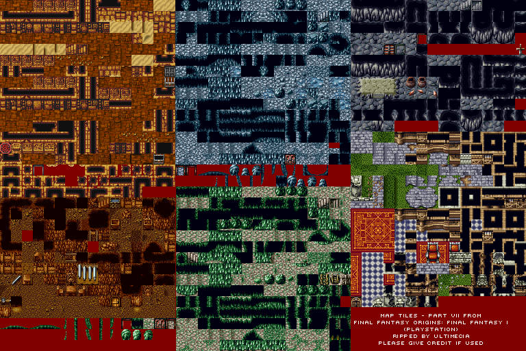PlayStation - Final Fantasy Origins: Final Fantasy 1 - Tiles 7 PlayStation - Final Fantasy Origins: Final Fantasy 1 - Tiles 7