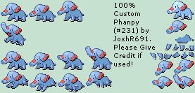 Pokémon Generation 2 Customs - #231 Phanpy