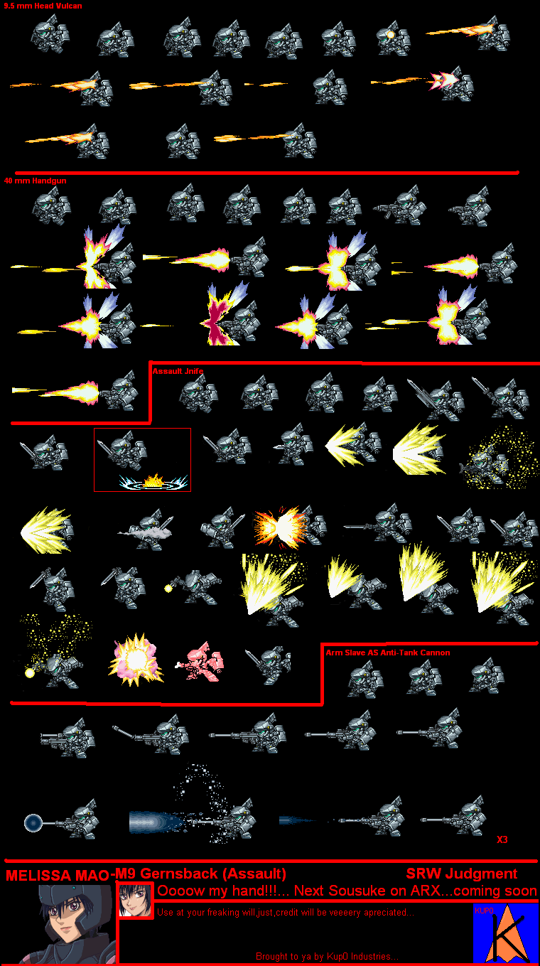 Super Robot Wars J - M9E Gernsback
