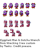 Eggplant Man & Gotcha Wrench