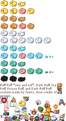 Paper Mario Customs - Puff