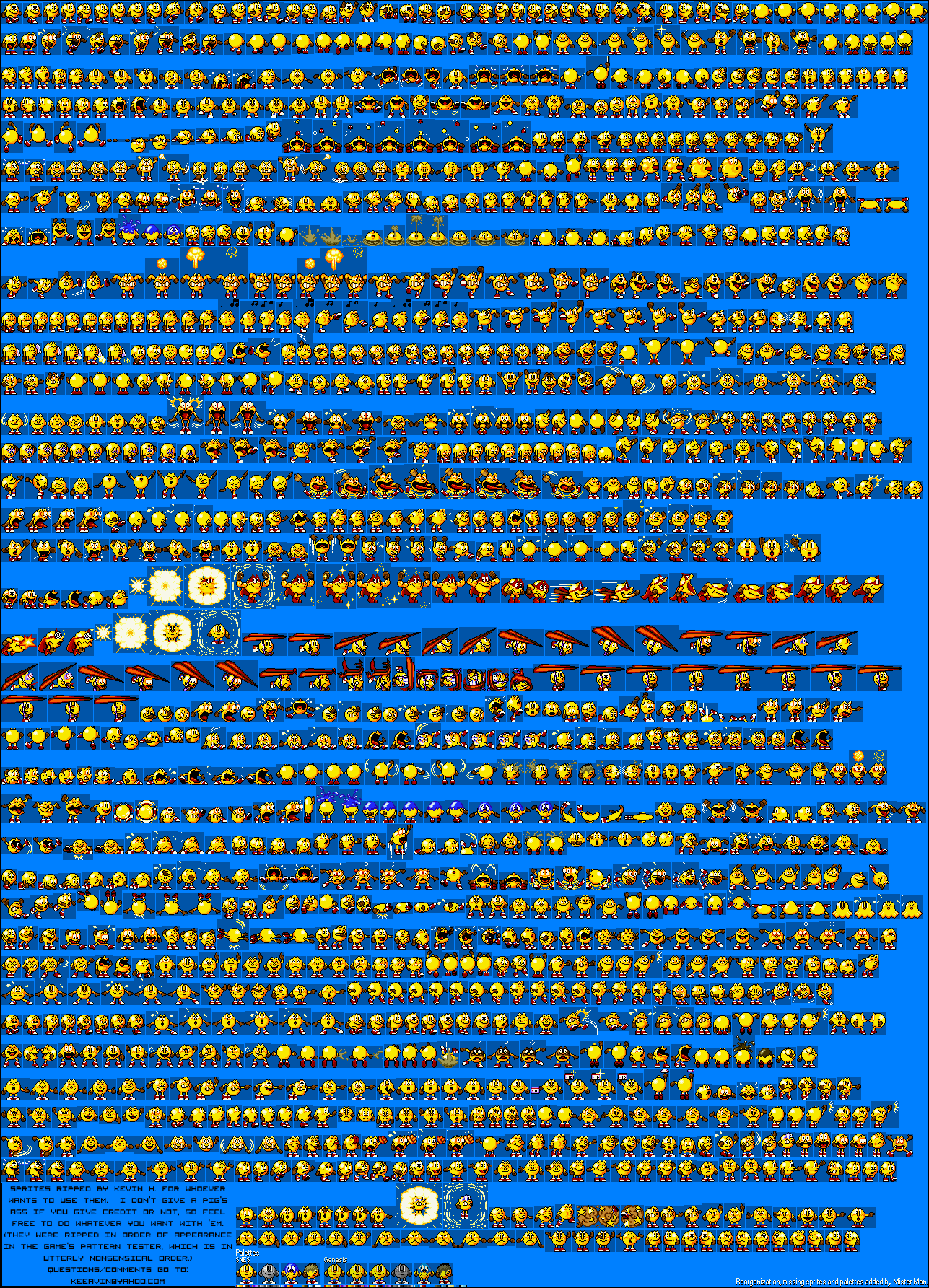 Pacman Sprite Sheet