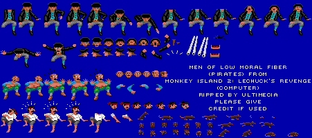 Monkey Island 2: LeChuck's Revenge - Men of Low Moral Fiber (Pirates)