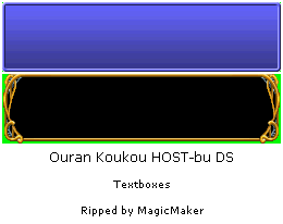 Ouran Koukou Host-Bu DS - Textboxes