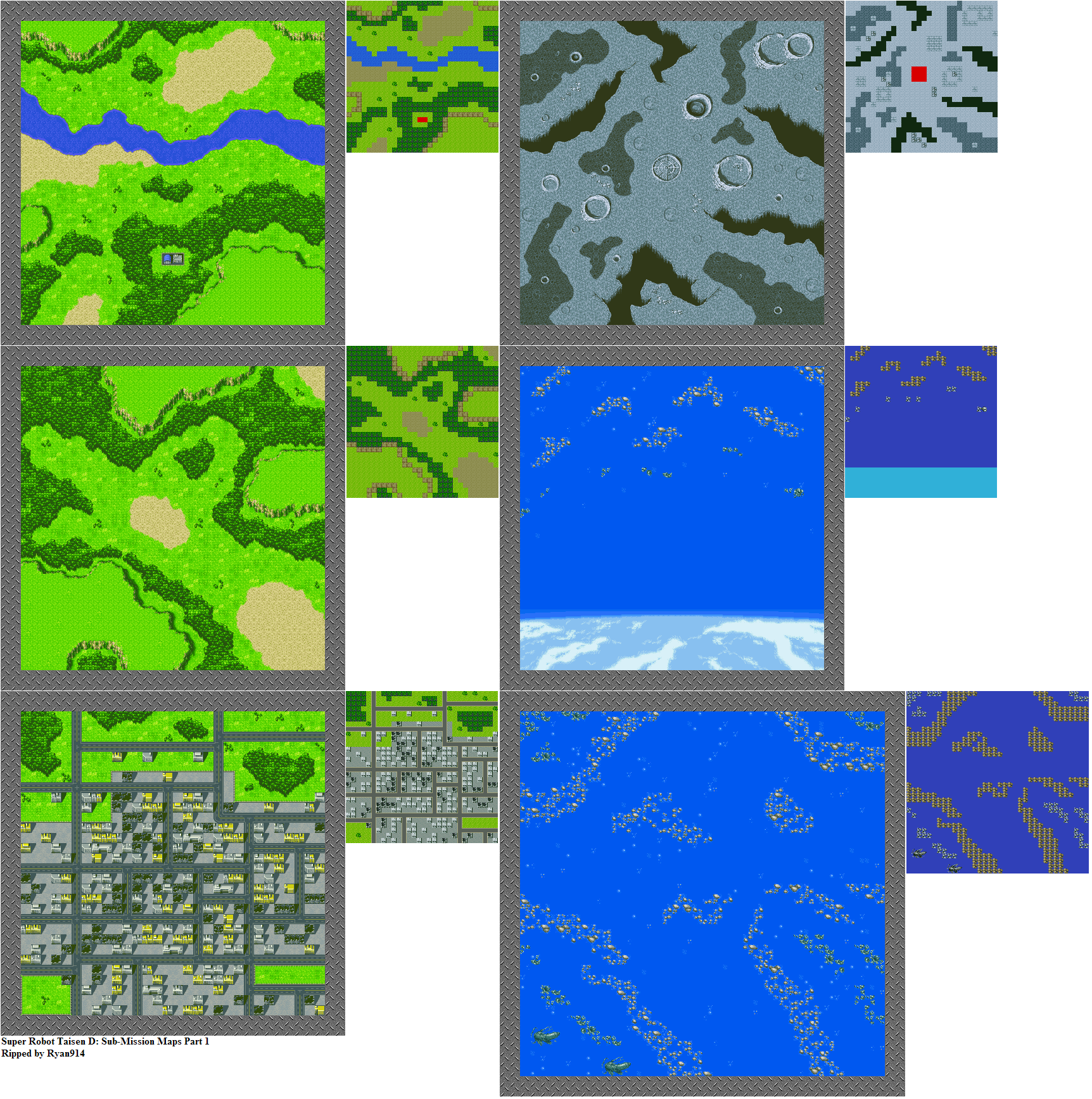 Sub-Mission Maps Part 1