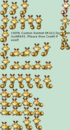 Pokémon Generation 2 Customs - #161 Sentret
