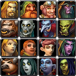 World of Warcraft - Character Race Icons