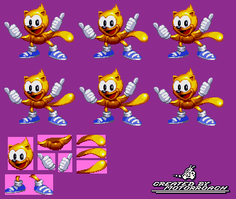 Ray (Chaotix Title Screen-Style)