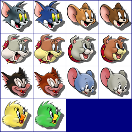 Tom and Jerry: in "Fists of Furry" - Character Icons