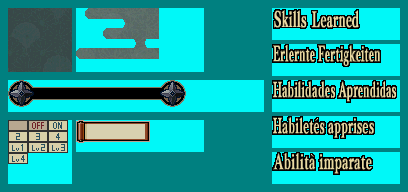 Skill Menu