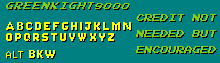 Life Hud Font (Sonic Robo Blast 2 Pre-2.1 Style)