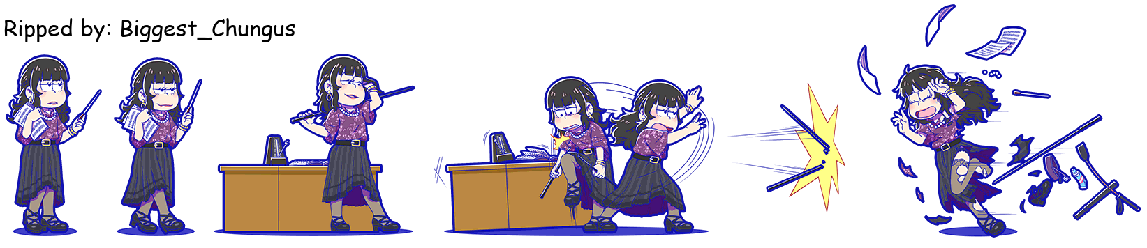 Osomatsu-san Hesokuri Wars: Battle of the NEETs - Ichiko (Hot Teacher)