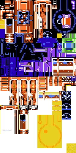 Rockman 7 FC / Mega Man 7 FC - Burst Man Stage (Map Designer)