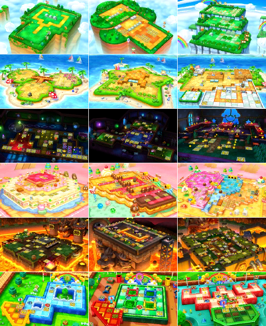 Mario Party: Star Rush - Board Previews