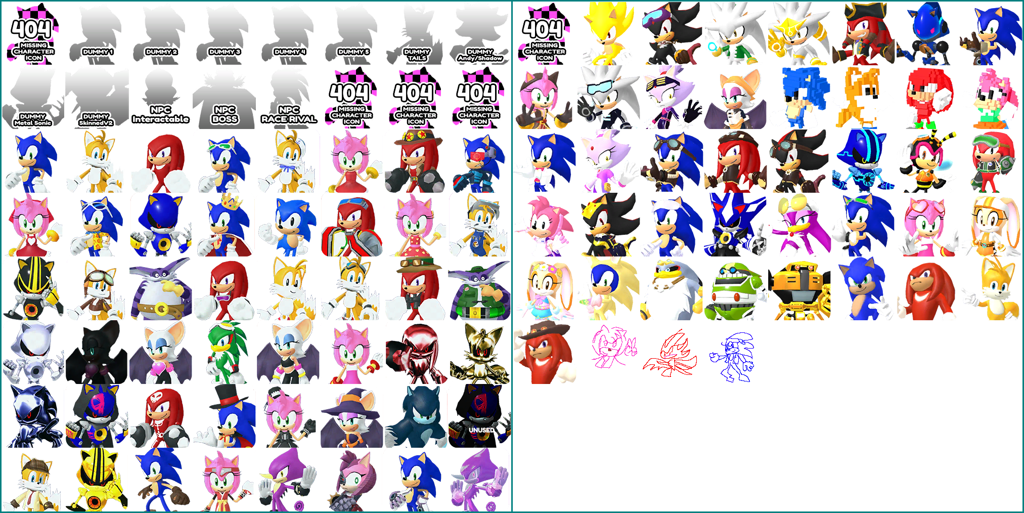 Sonic Speed Simulator - Character Icons
