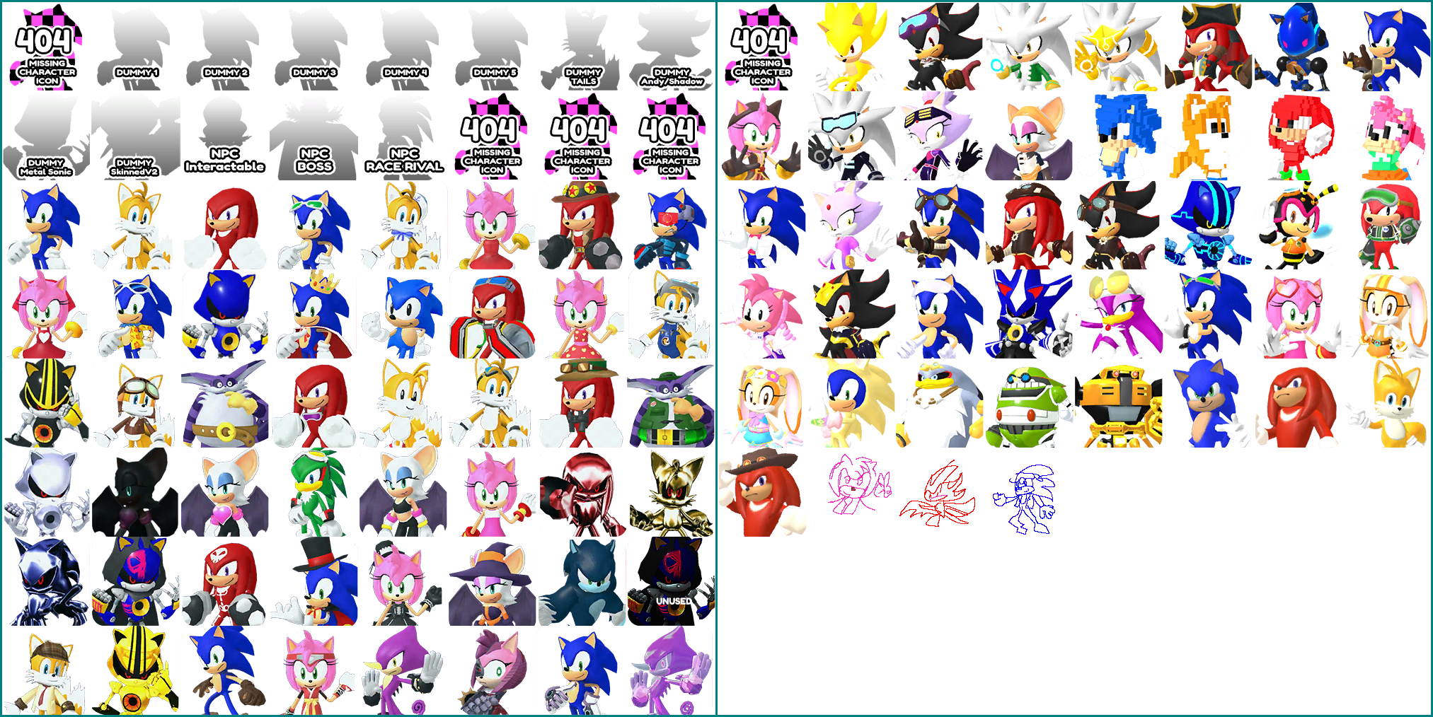 Character Icons