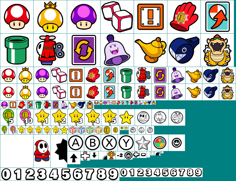 Items & Minigame Match Graphics