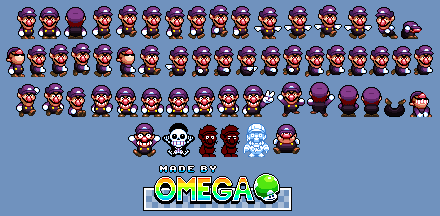 Mario Customs - Small Waluigi