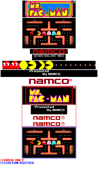 Ms. Pac-Man (J2ME/BREW, Americas) - Title & Splash (176x220)