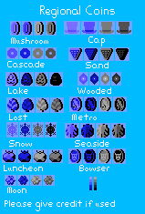 Mario Odyssey Regional Coins (Expanded)