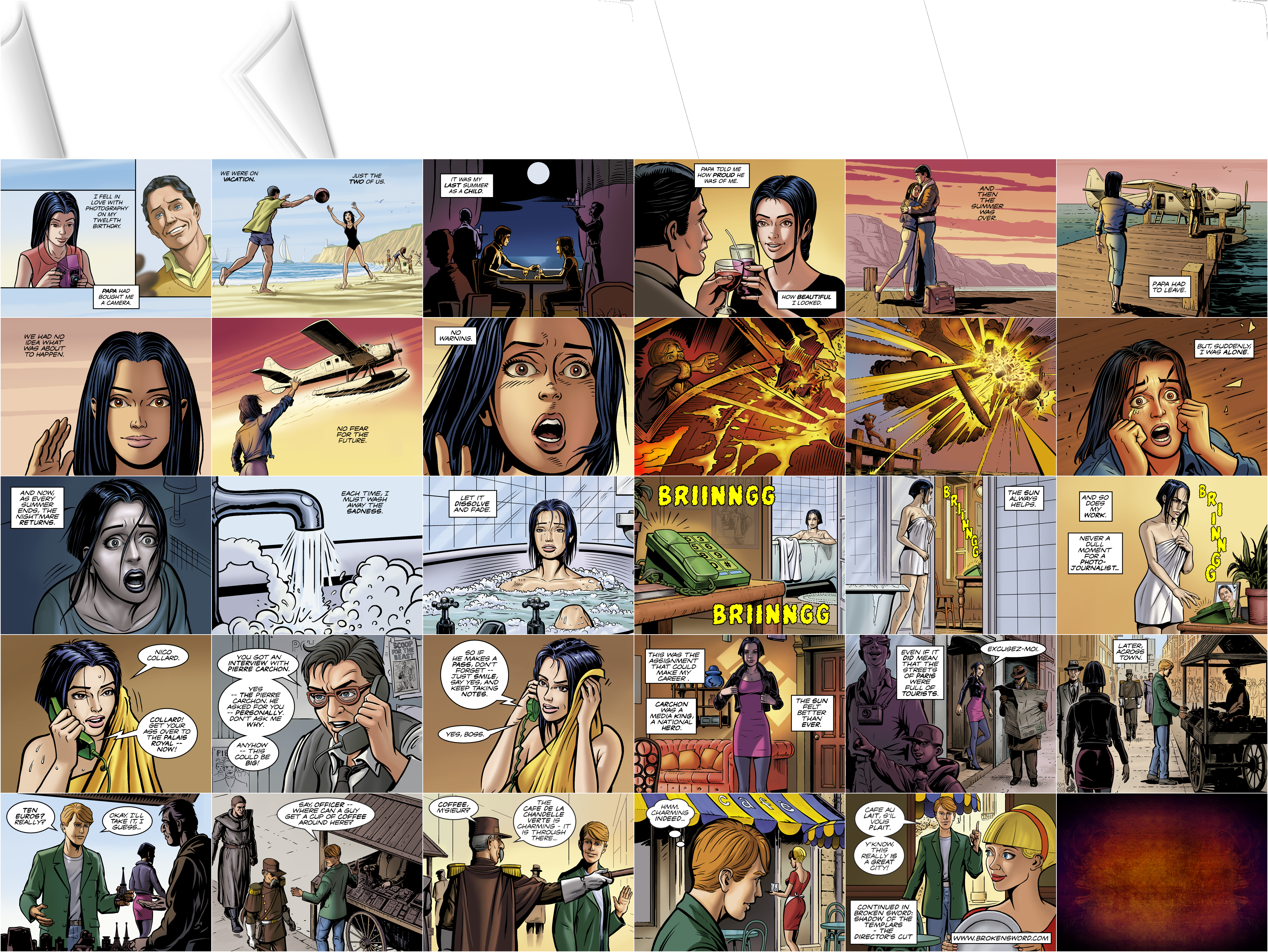 Broken Sword: Director's Cut - Comic Sequence