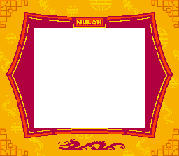 Mulan - Super Game Boy Frame
