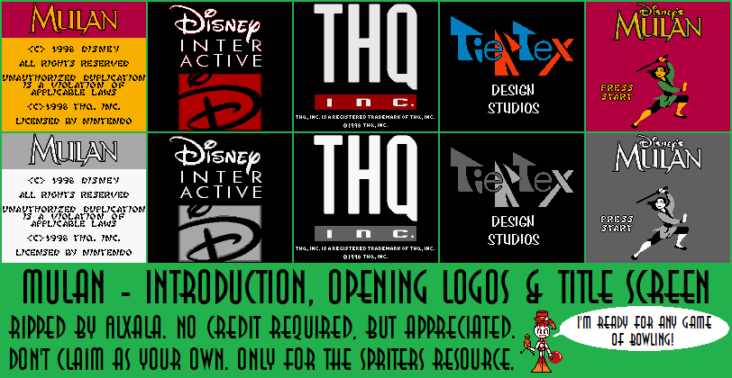 Introduction, Opening Logos & Title Screen