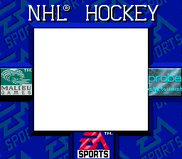 NHL Hockey '95 - Super Game Boy Border