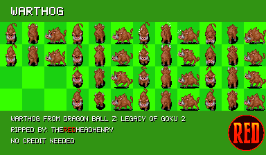 Dragon Ball Z: The Legacy of Goku II - Warthog