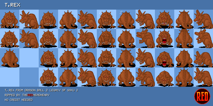 Dragon Ball Z: The Legacy of Goku II - T.Rex