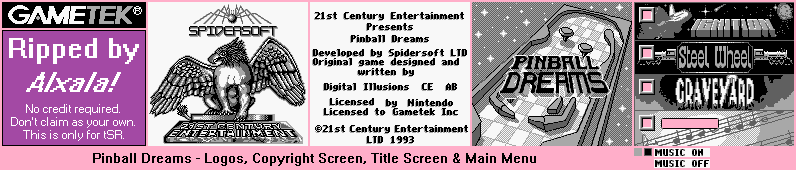 Logos, Copyright Screen, Title Screen & Main Menu