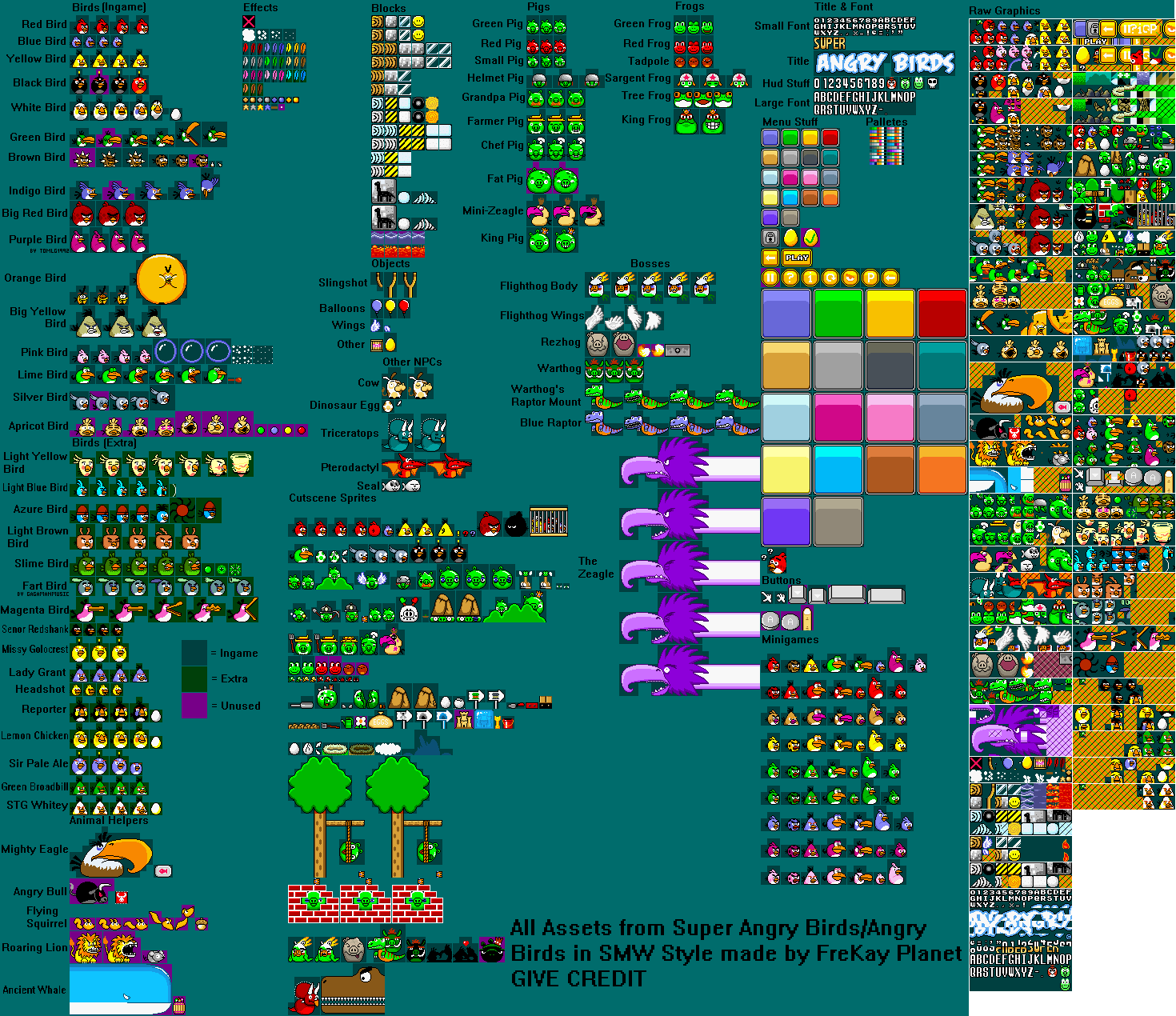Characters & Objects (SMW-Style)