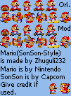 Mario (SonSon-Style)