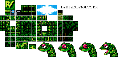 Snake Man Tileset (GBC-Style)