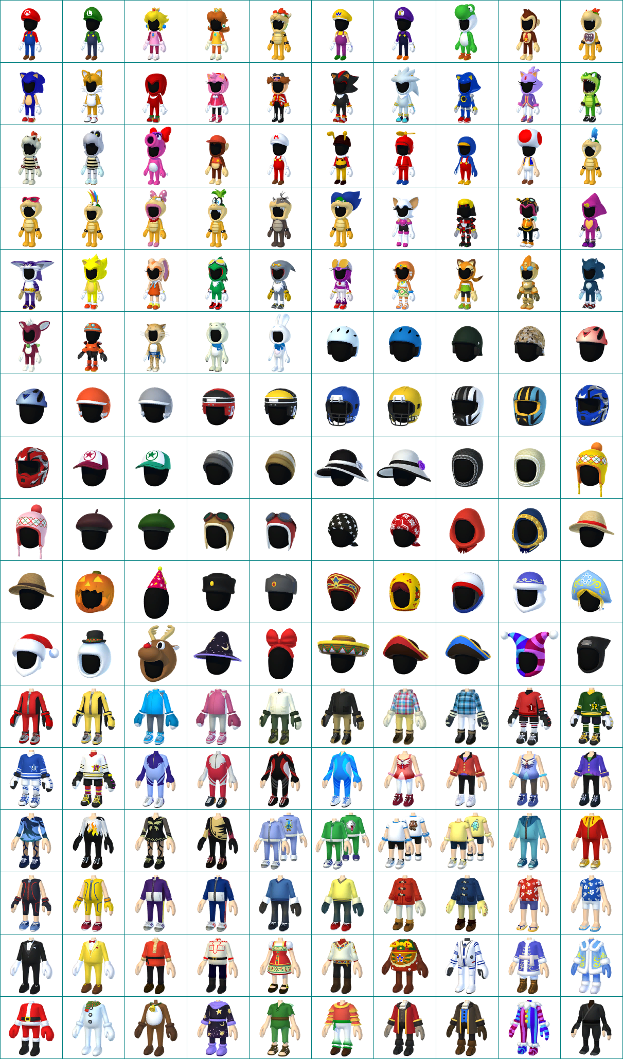 Mii Costumes