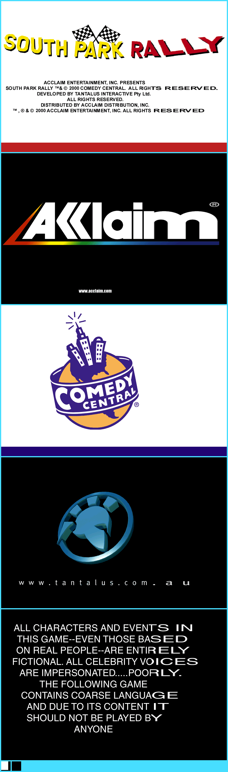 Opening Screens