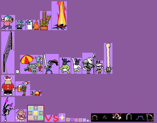 5th Anniversary Famitsu Sprites (Recreation)