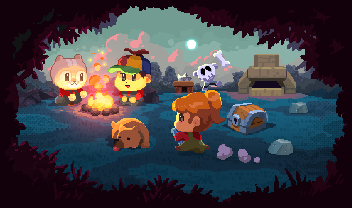 The Way Home: Pixel Roguelike - Title Screen
