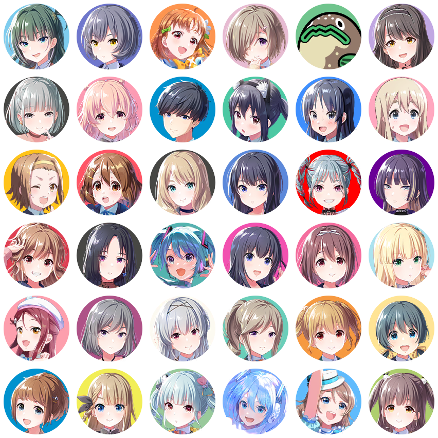 Character Icons