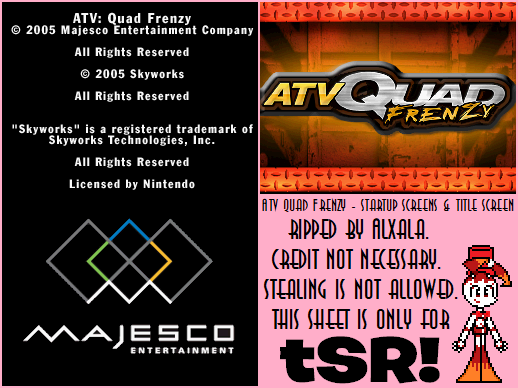 Startup Screens & Title Screen