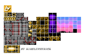 Magnet Man Tileset (MM10-Style)