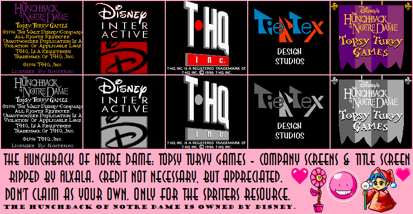 Company Screens & Title Screen