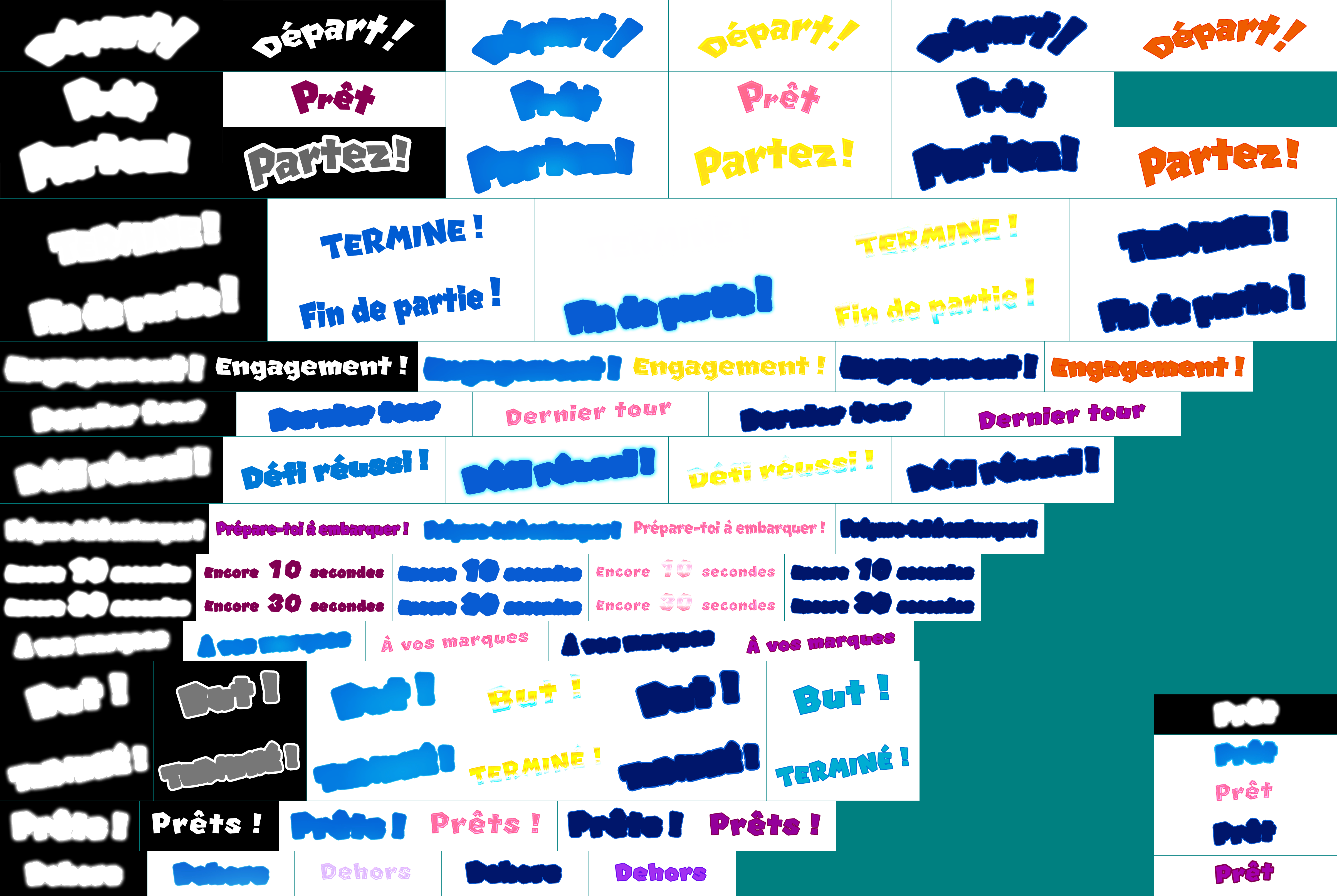 Announcer Text (French)