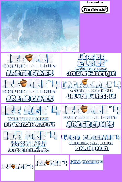 Ice Age: Continental Drift – Arctic Games - Wii Menu Banner & Icon