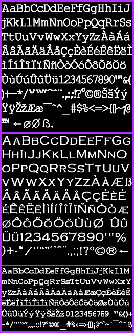 Fonts