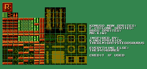 Komuso Man Tileset (MM9-Style)