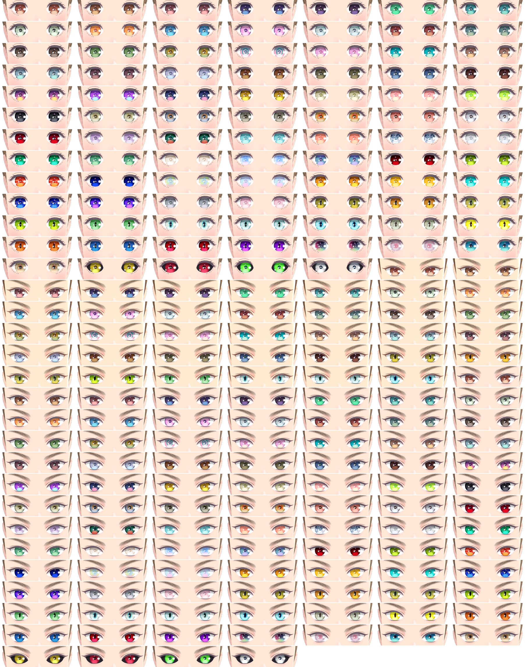 Eye Colours