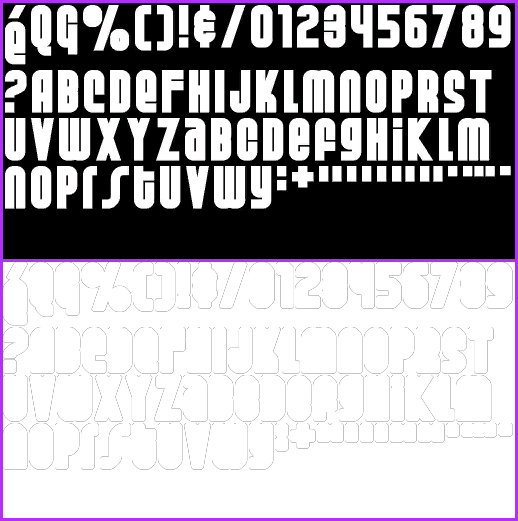 Hannah Montana: Spotlight World Tour - Font
